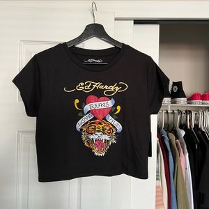 ✨SOLD✨Ed Hardy Crop-Top